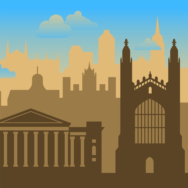 Fundo da opinião da cidade de Cambridge Reino Unido