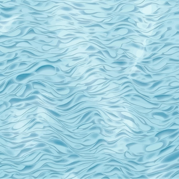 Vetor fundo das ondas de água abstrato com ondas azuis textura líquida