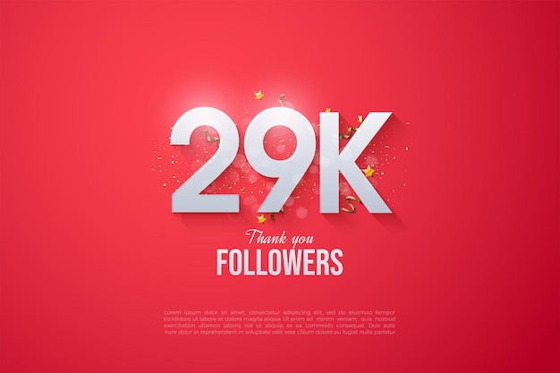 fundo de 29 mil seguidores.
