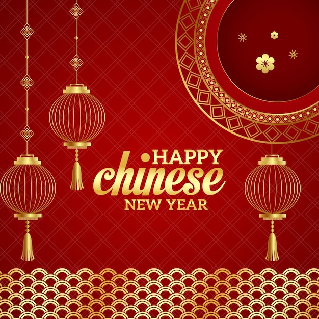 Fundo de ano novo chinês 2023.