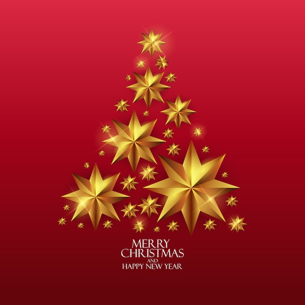 Fundo de ano novo e feliz Natal de férias. Ilustração vetorial