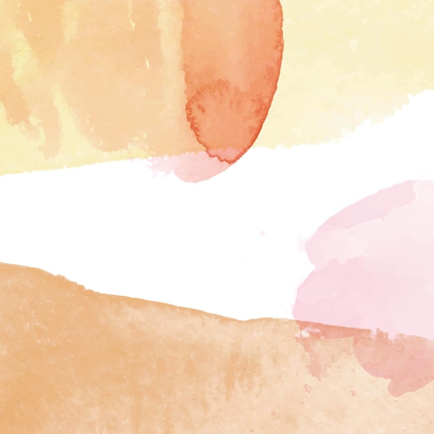 Fundo de aquarela abstrato Fundo pintado à mão vetor