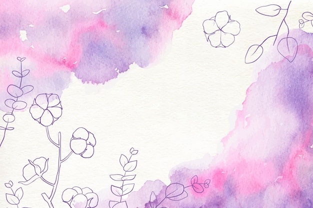 Fundo de aquarela