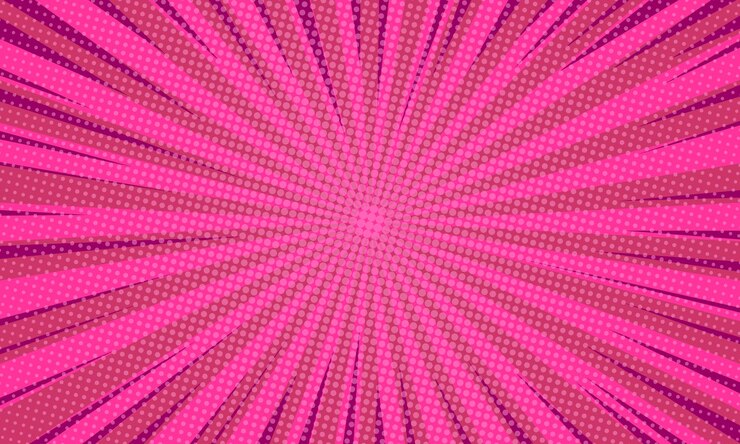 Vetor fundo de arte pop para cartaz ou livro em luz cor rosa desenho de estilo de quadrinhos planos com meio tom