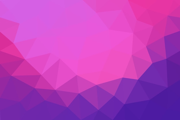 Fundo de baixo poli rosa e roxo