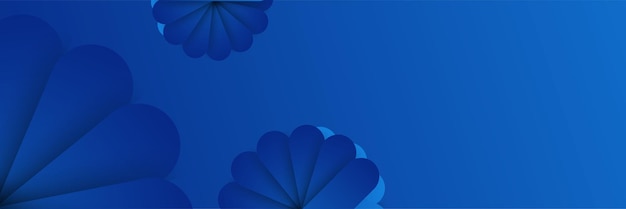 Fundo de banner abstrato azul escuro moderno. Ilustração vetorial