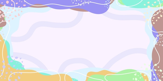 Fundo de banner abstrato colorido com espaço de texto