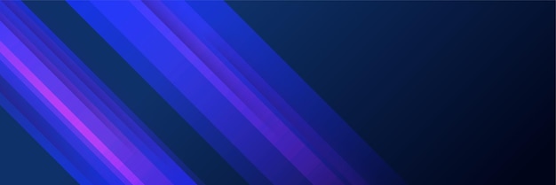 Fundo de banner azul escuro abstrato moderno Modelo de ilustração vetorial com padrão Design para seminário festivo de festa de instituição corporativa de negócios de tecnologia e palestras