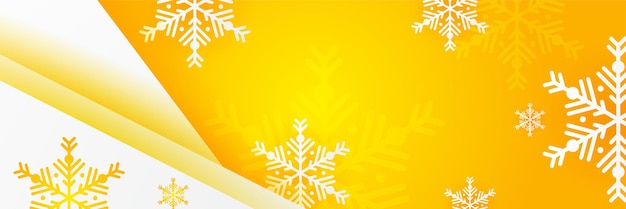 Vetor fundo de banner de floco de neve de natal vermelho e branco com espaço de texto