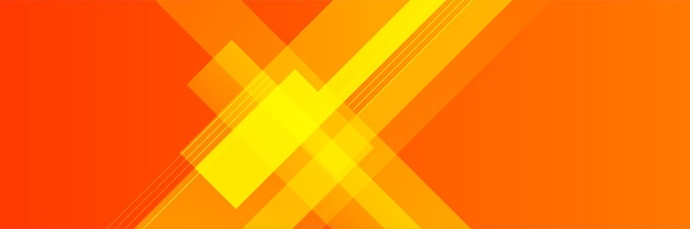 Fundo de banner laranja vermelho moderno