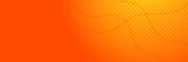 Vetor fundo de banner laranja vermelho moderno