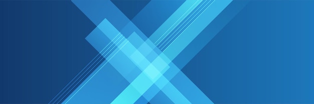 Fundo de banner moderno abstrato gradiente azul escuro de tecnologia digital