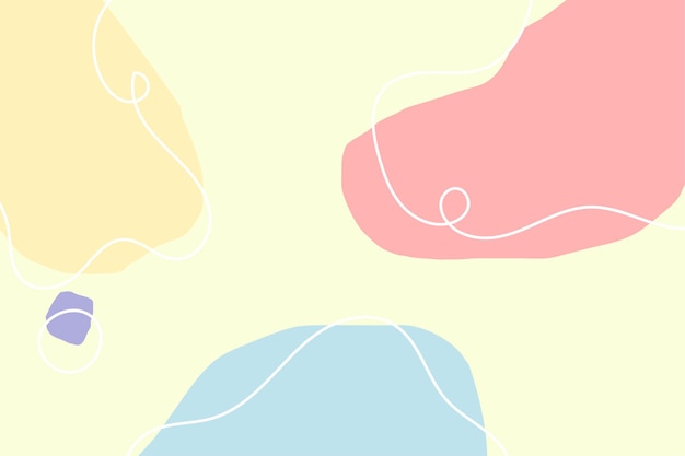 Fundo de blob simples abstrato com linhas