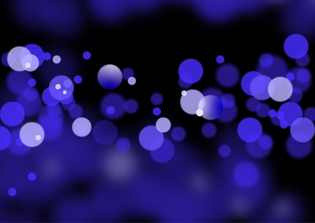 Fundo de bokeh abstrato azul marinho