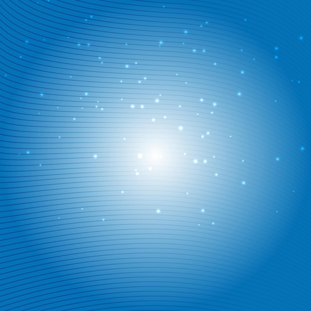 Fundo de brilho de gradiente azul