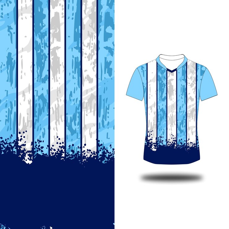 Vetor fundo de camisola de futebol desportiva de design abstrato