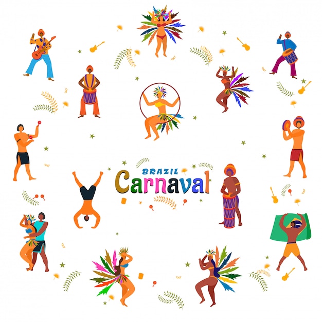 Fundo de carnaval.