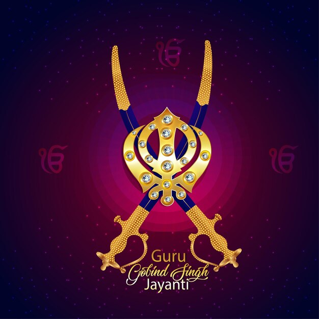 Fundo de celebração do guru gobind singh jayanti