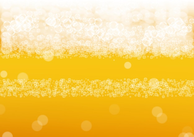 Vetor fundo de cerveja lager com espuma de oktoberfest de respingo de artesanato