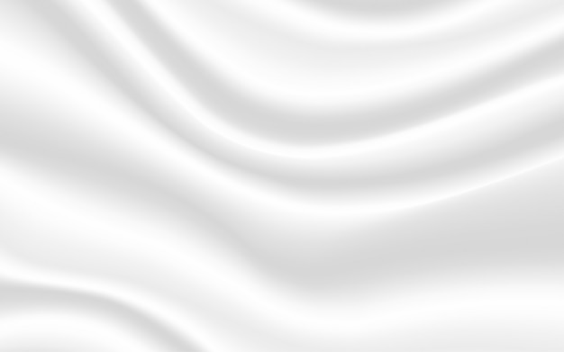 Fundo de cetim de seda branca textura suave de fundo