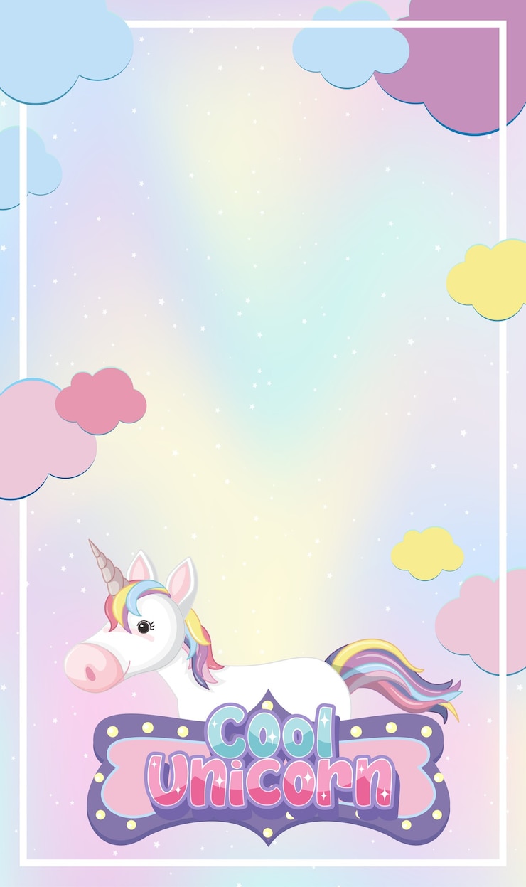 Vetor fundo de céu pastel de conto de fadas mágico