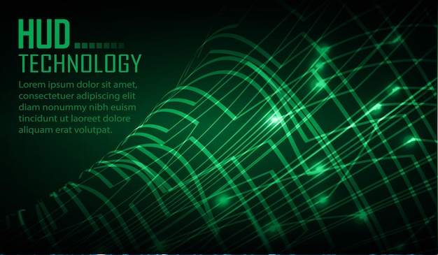 Fundo de conceito de tecnologia futura de circuito cibernético