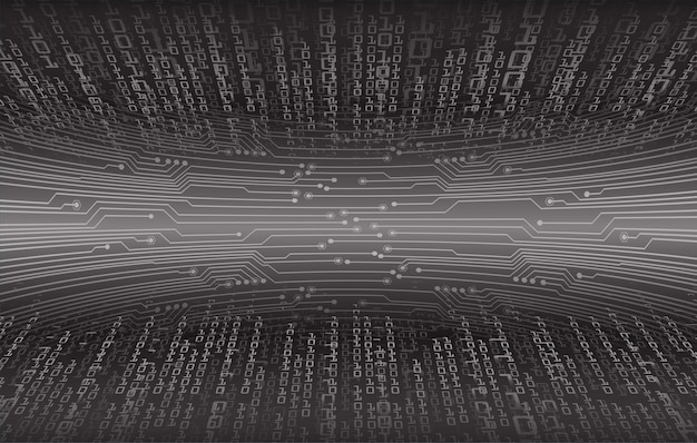 Fundo de conceito de tecnologia futura de circuito cibernético