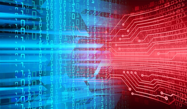 fundo de conceito de tecnologia futura de circuito cibernético