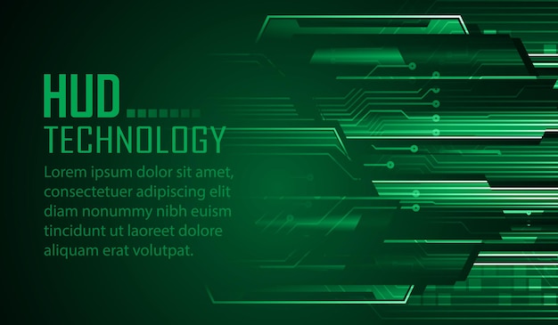 fundo de conceito de tecnologia futura de circuito cibernético