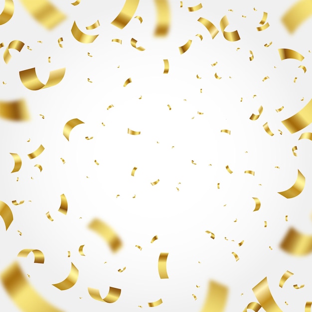 Fundo de confete dourado