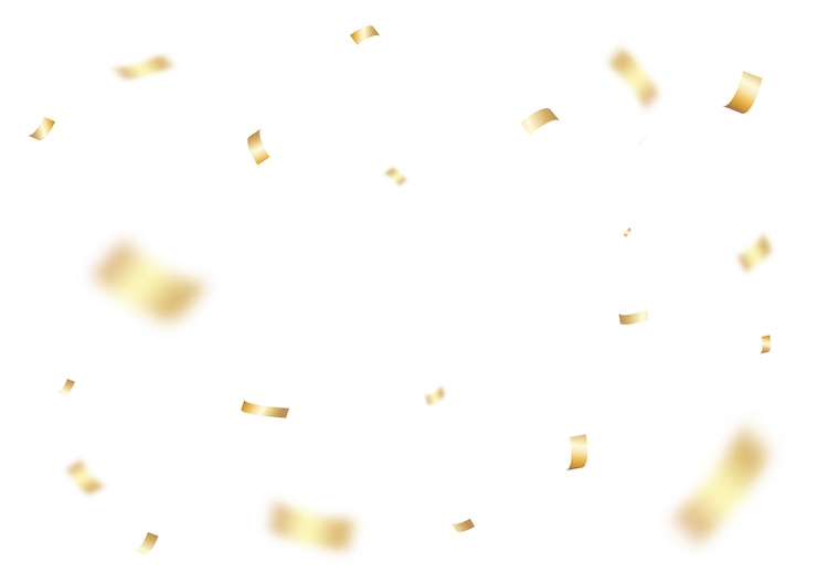 Vetor fundo de confettis explosivo