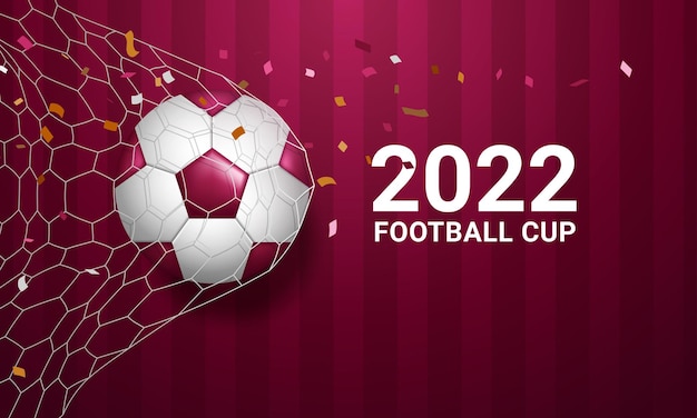 Fundo de copa do torneio de futebol 2022