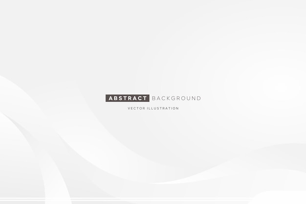 Fundo de curva de cor de gradiente branco abstrato