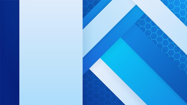 Fundo de design abstrato colorido azul geométrico de negócios