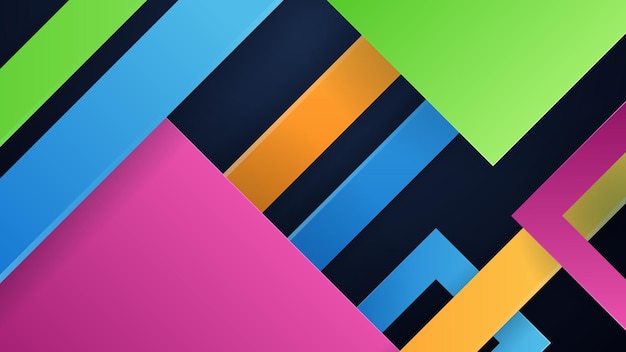 Fundo de design colorido azul escuro abstrato gradiente geométrico