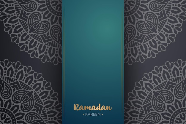 Fundo de design de mandala ornamental de luxo na cor ouro