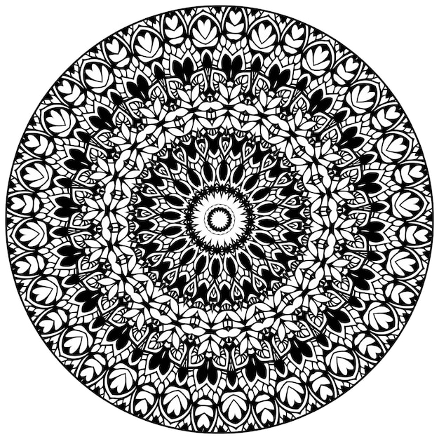 Fundo de design de mandala ornamental de luxo. padrões de terapia antiestresse