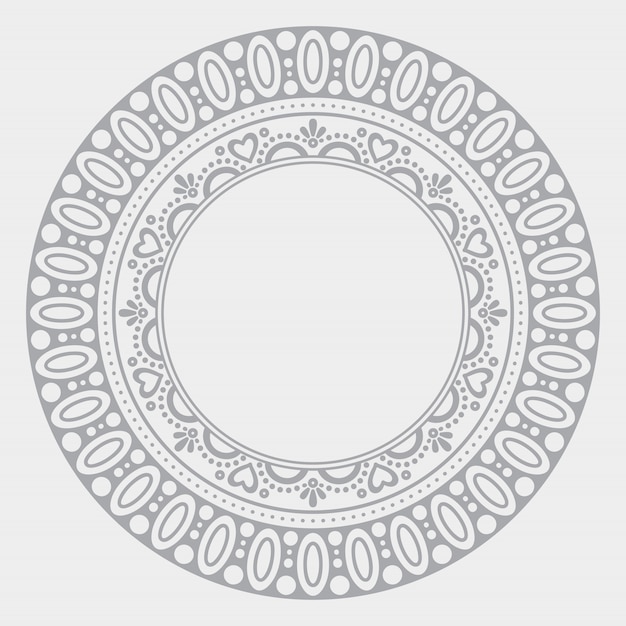 Fundo de design de mandala ornamental de luxo