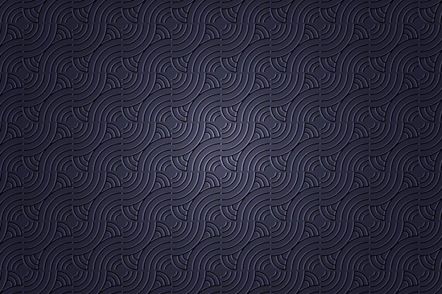 Vetor fundo de design de padrão de onda geométrica