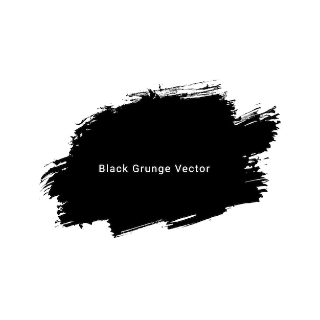Fundo de design de tinta aquarela grunge preto