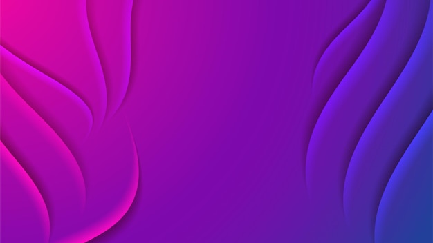 Fundo de design geométrico abstrato colorido roxo de forma gradiente