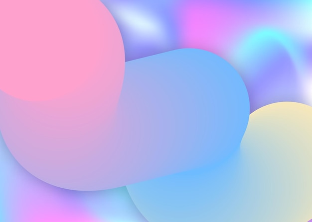 Fundo de elementos líquidos com formas dinâmicas e fluido