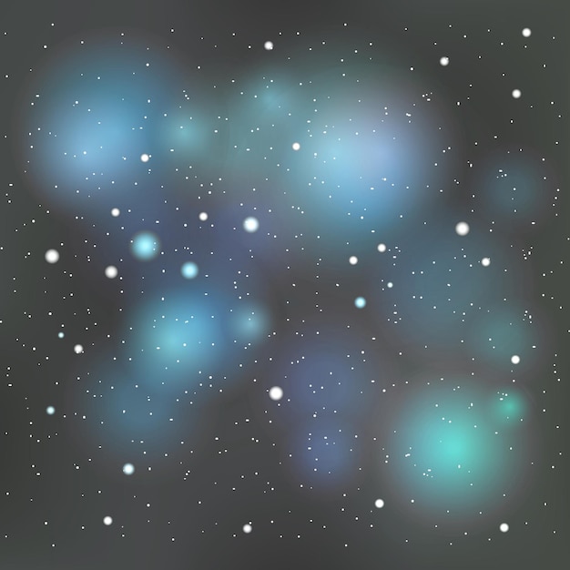 Vetor fundo de espaço vetorial em cores azuis