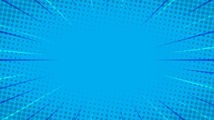 Vetor fundo de estilo cômico azul