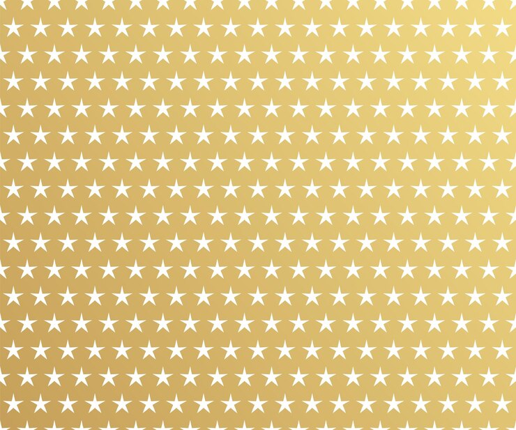 Vetor fundo de estrelas brilhantes douradas