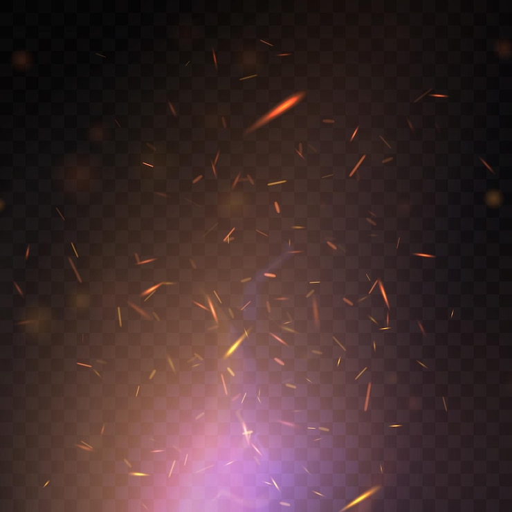 Vetor fundo de faísca de fogo vector de faíscas de fogo faíscas de partículas de fogo png fundo de feixe de fogo