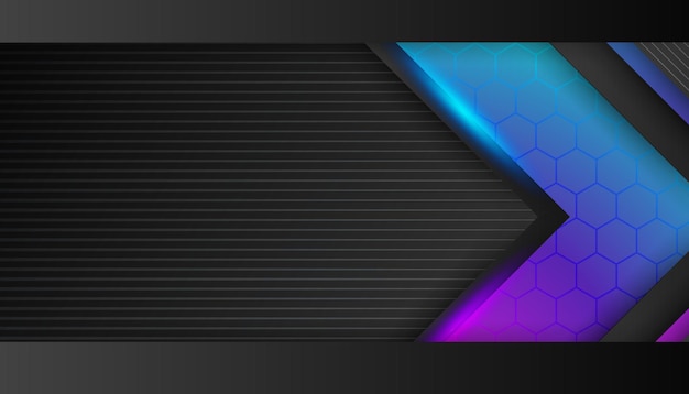 Fundo de faixa larga da onda azul colorida moderna. Fundo abstrato para o projeto do banner. Banner da Web, textura e cabeçalho do site. Molde abstrato do fundo do teste padrão da bandeira do design gráfico do vetor.