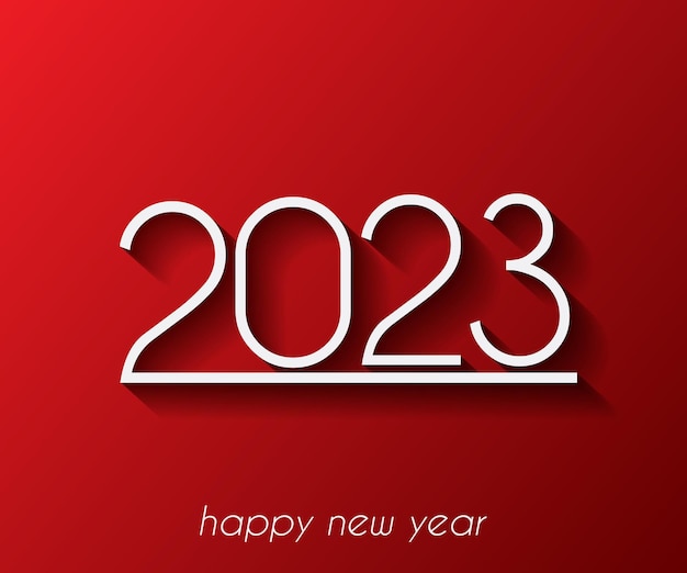 Fundo de feliz ano novo de 2023