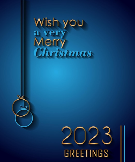 Vetor fundo de feliz natal 2023