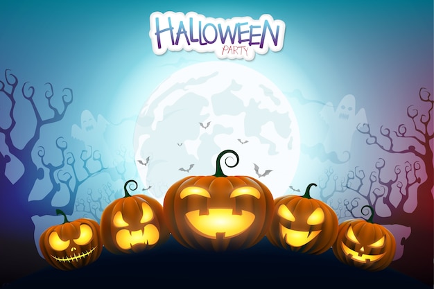 Fundo de festa de Halloween